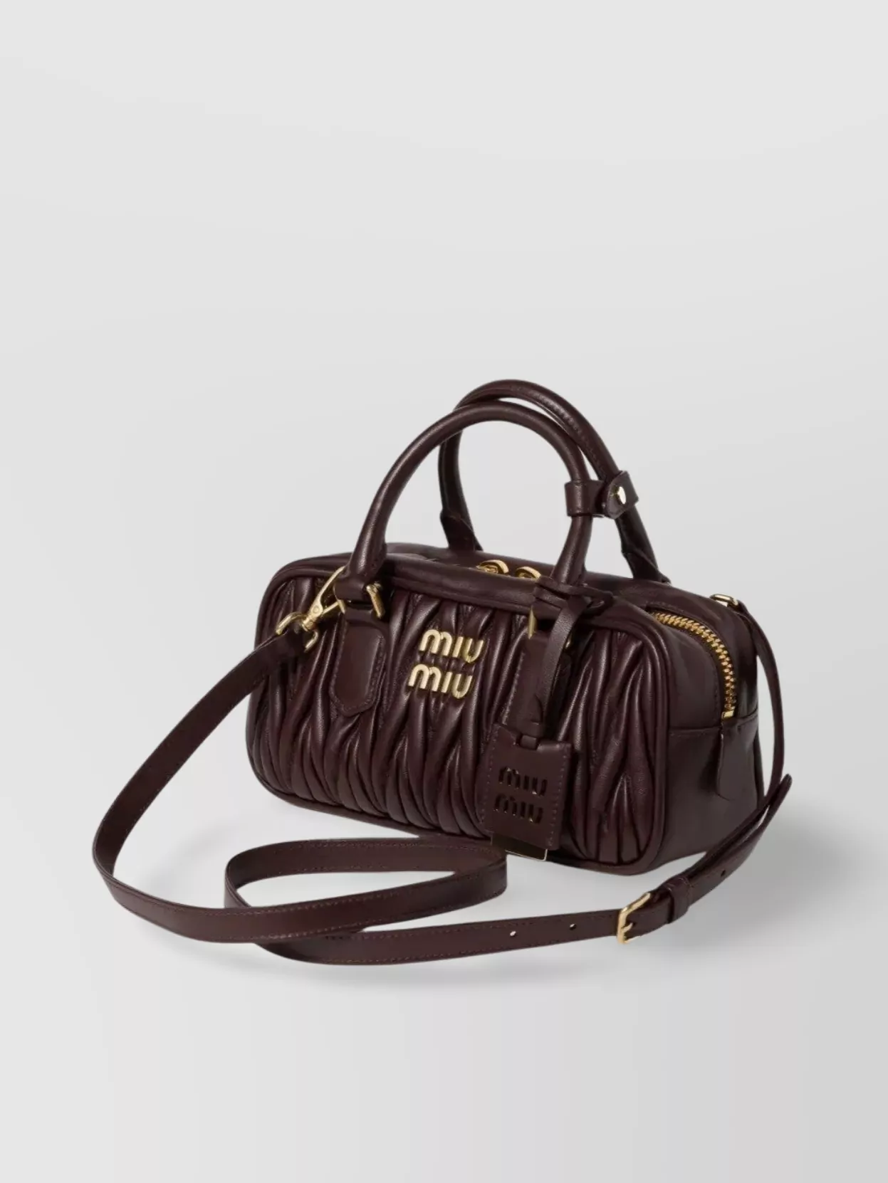 Miu Miu Quilted Leather Tote Bag