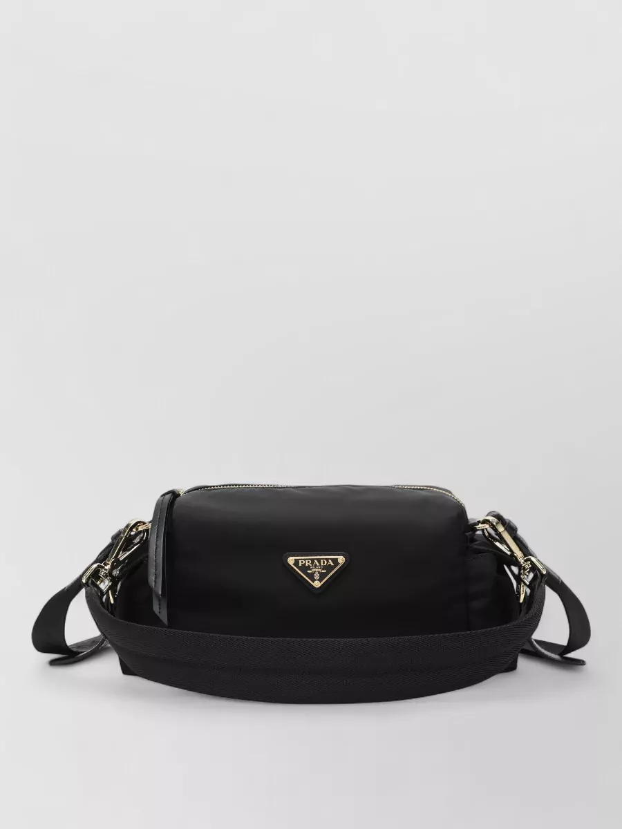 Prada na leather crossbody bag