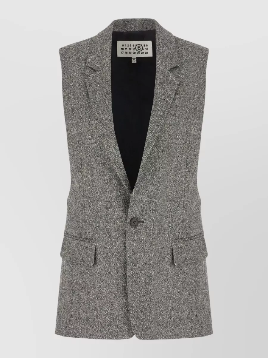 Mm6 Maison Margiela silk blend suit vest