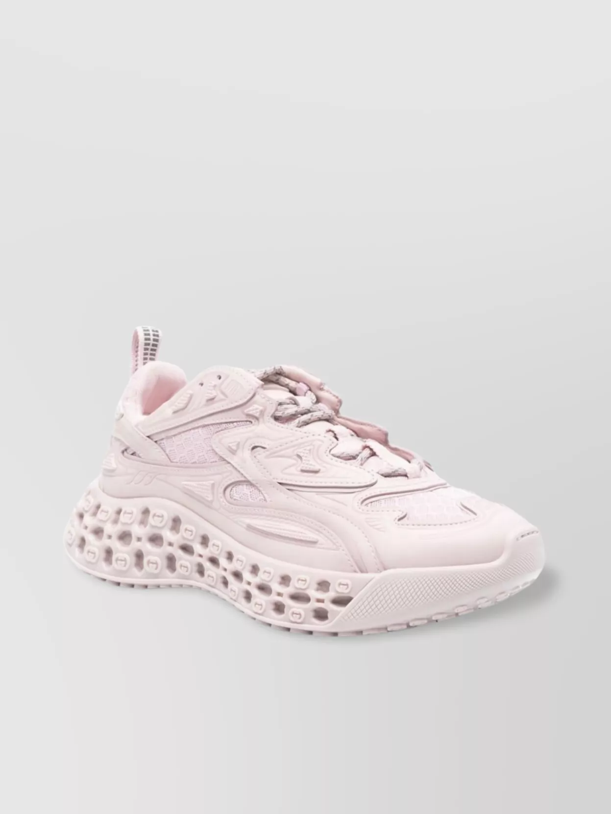 Gucci Low Top Sneakers With Chunky Sole And Mesh Panels