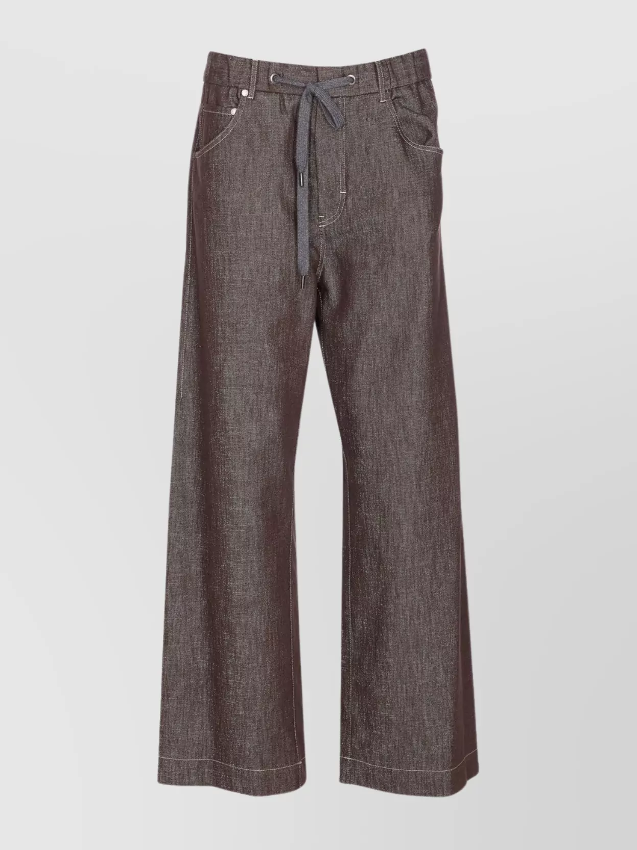 Brunello Cucinelli Trousers Wide Leg Drawstring Waist