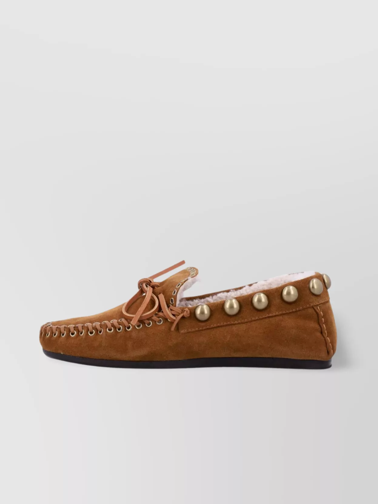 Isabel Marant Lace-Up Loafer Studded Detail