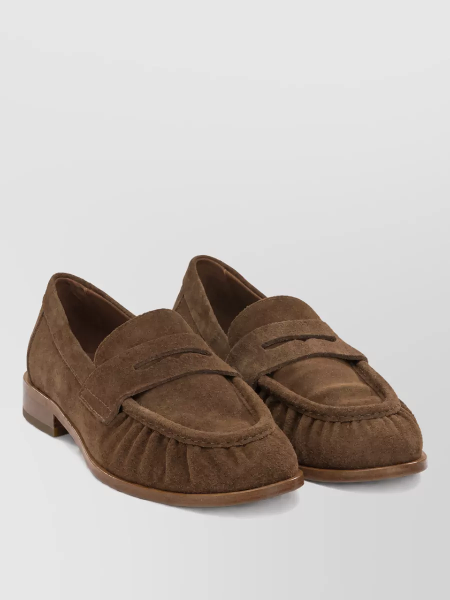 Strategia leather loafers