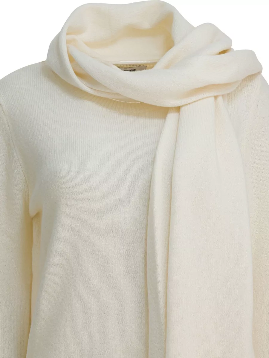 Sandbeige Wool Knit Sweater