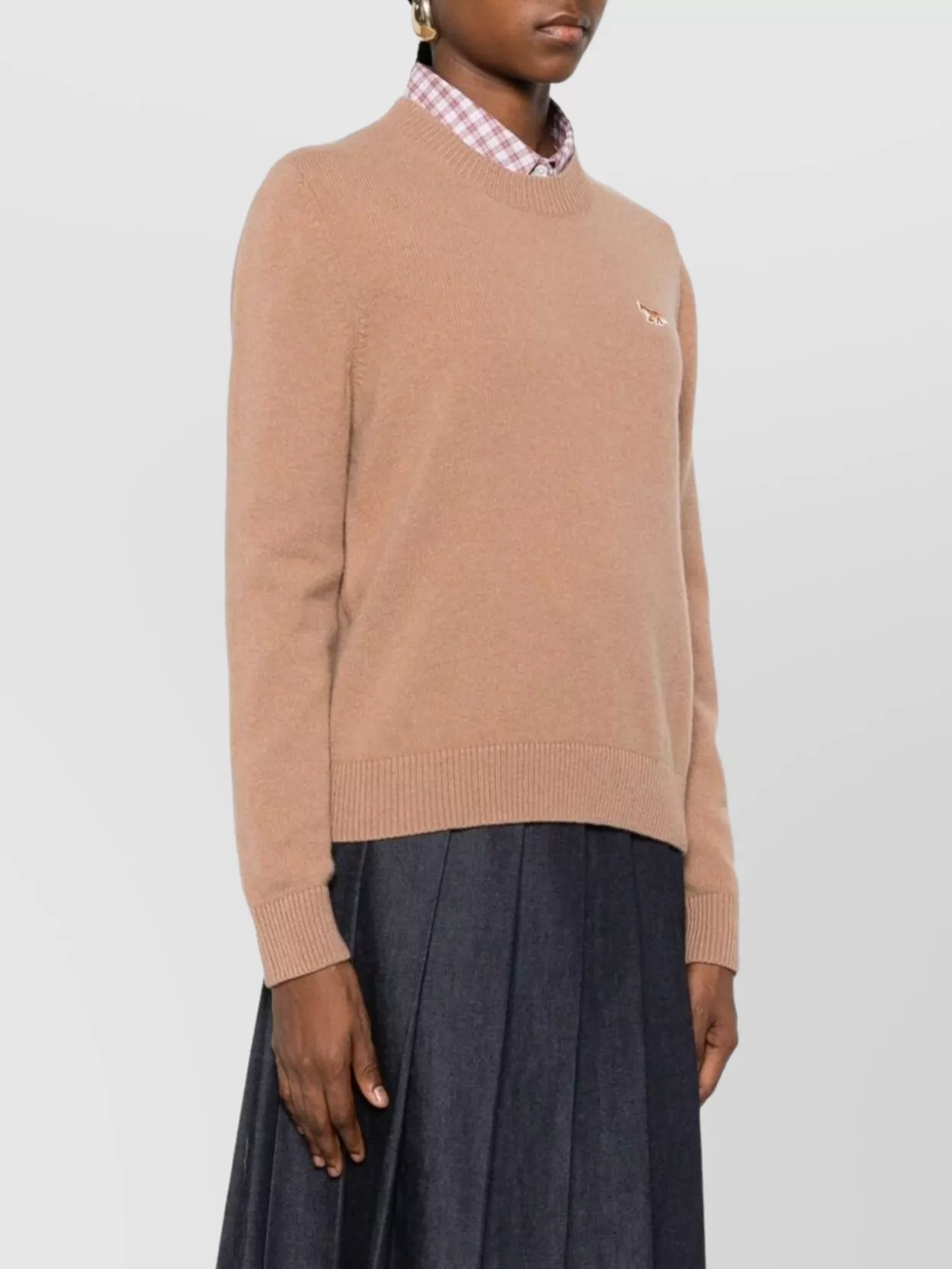Maison Kitsuné Fox Design Wool Knit Jumper