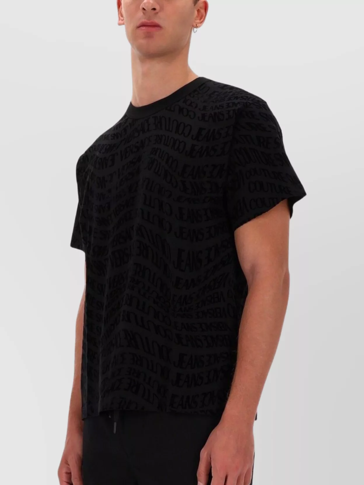 Versace Jeans Couture Cotton Short Sleeve Casual T-Shirt