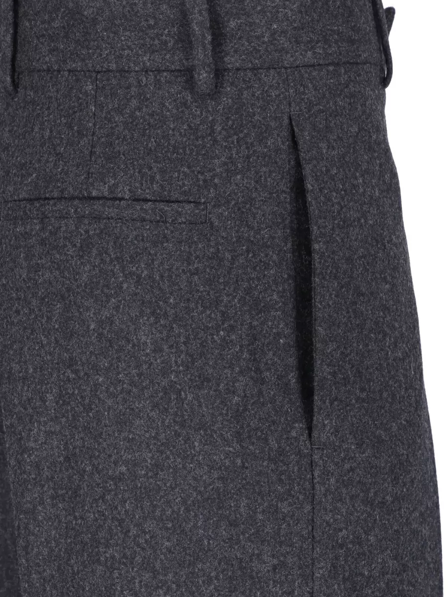 Jil Sander Wool Straight-Leg Trousers