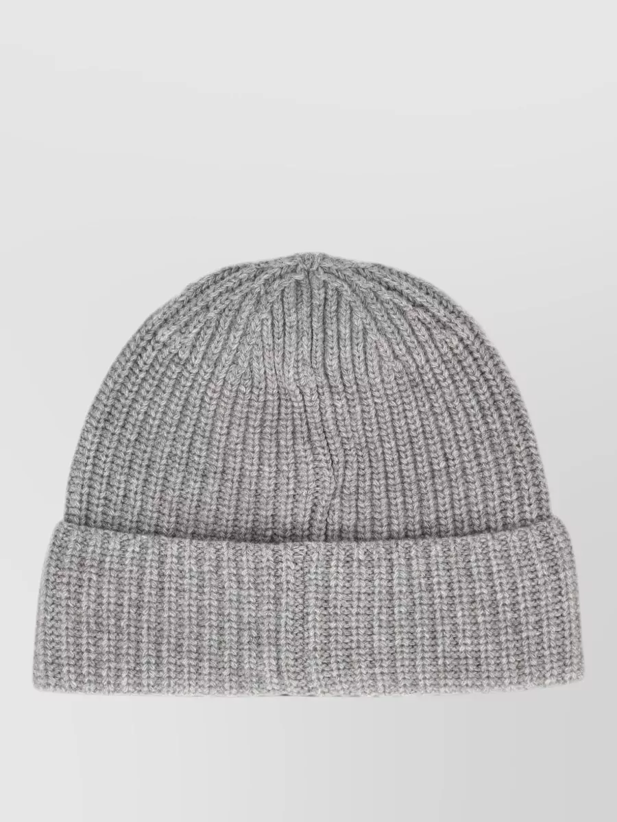 Stone Island Ribbed virgin wool beanie