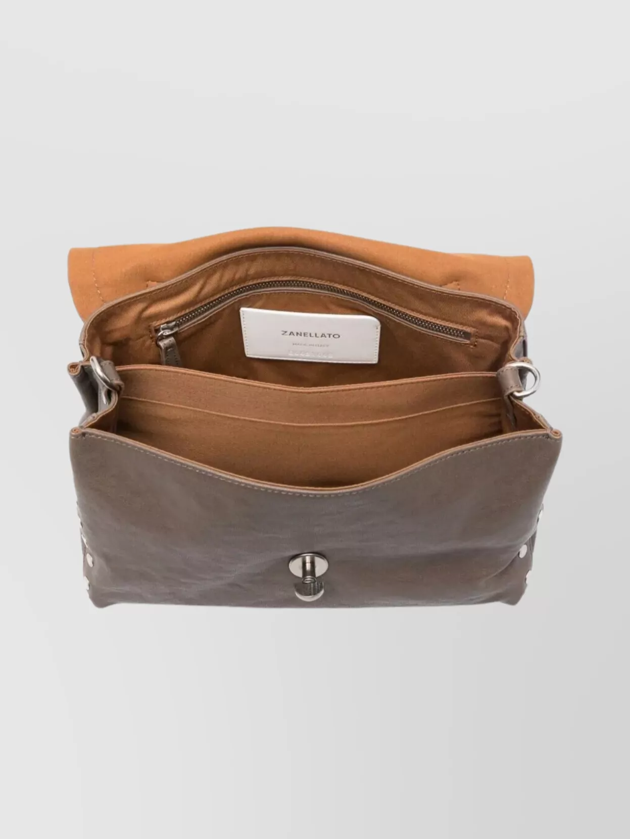 Zanellato Small Hammered Leather Tote Bag