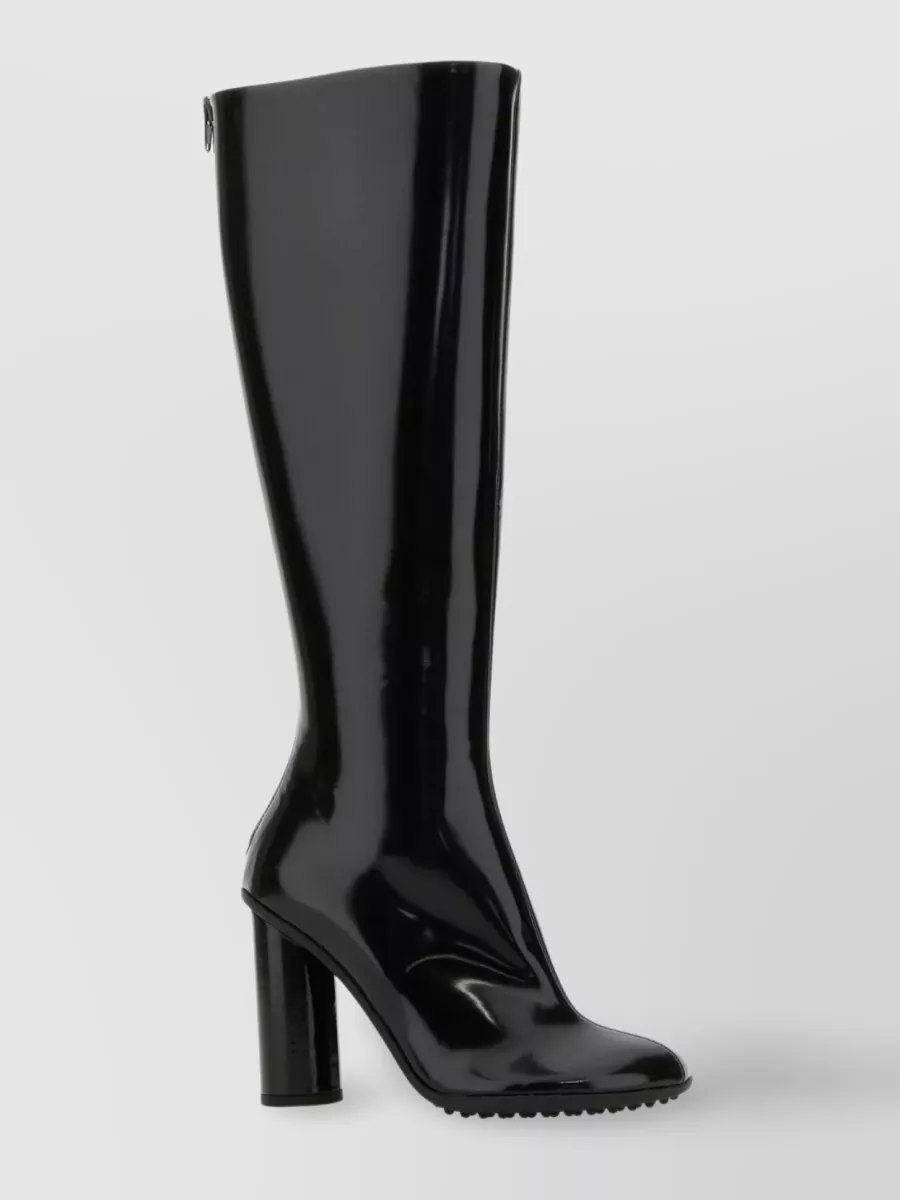 Shop Bottega Veneta Atomic Knee High Boots In Black