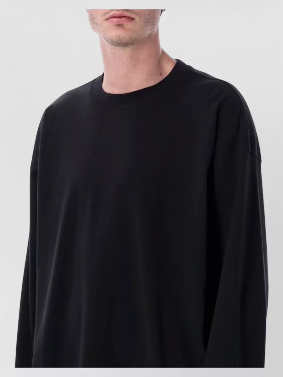 Dries Van Noten Long Sleeve Crew Neck Relaxed Fit T-Shirt