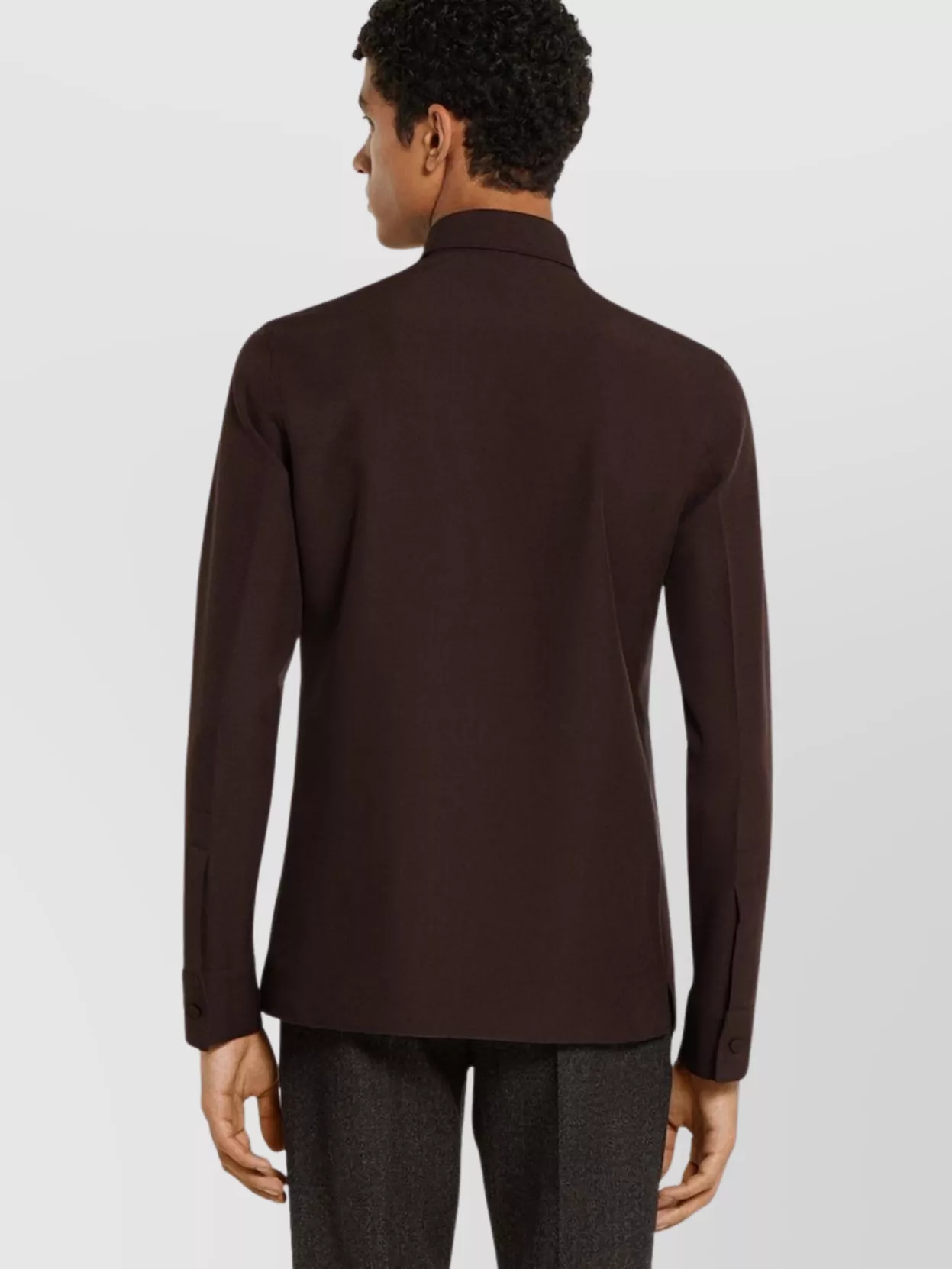 Gucci Twill Shirt With Snap Pocket And Long Sleeves