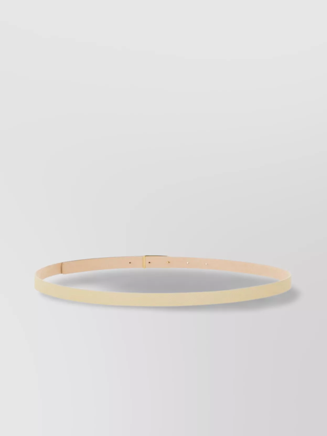 Victoria Beckham Adjustable Slim Leather Belt With Smooth Finish