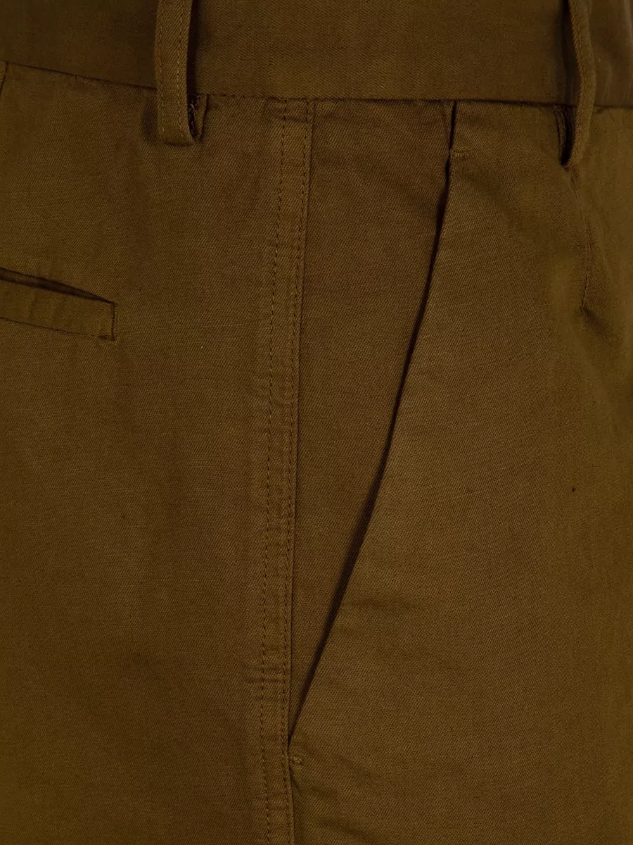 Zegna Linen-Blend Chino Shorts