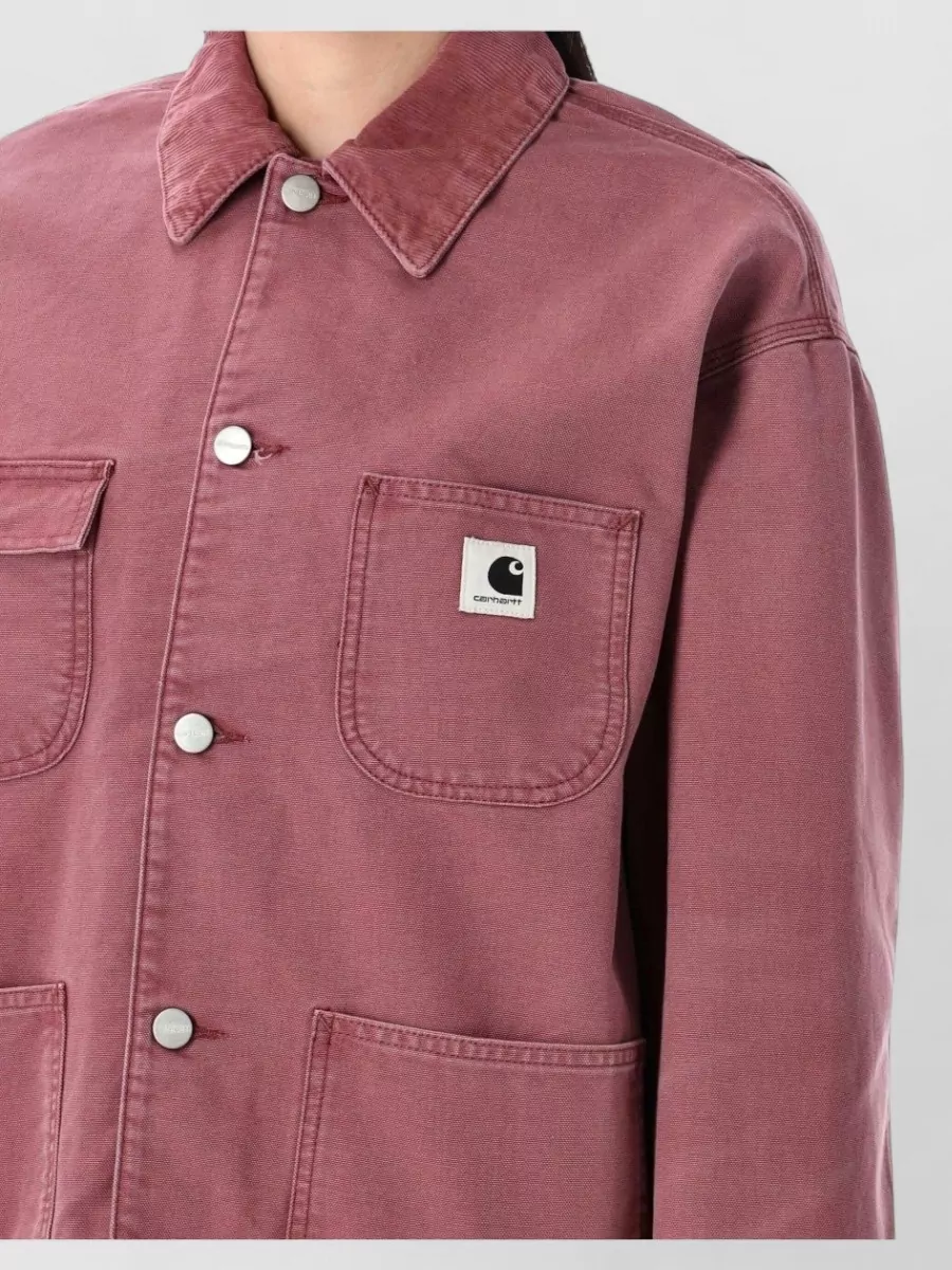 Carhartt Wip Women Michigan Canvas Coat Chest Pockets