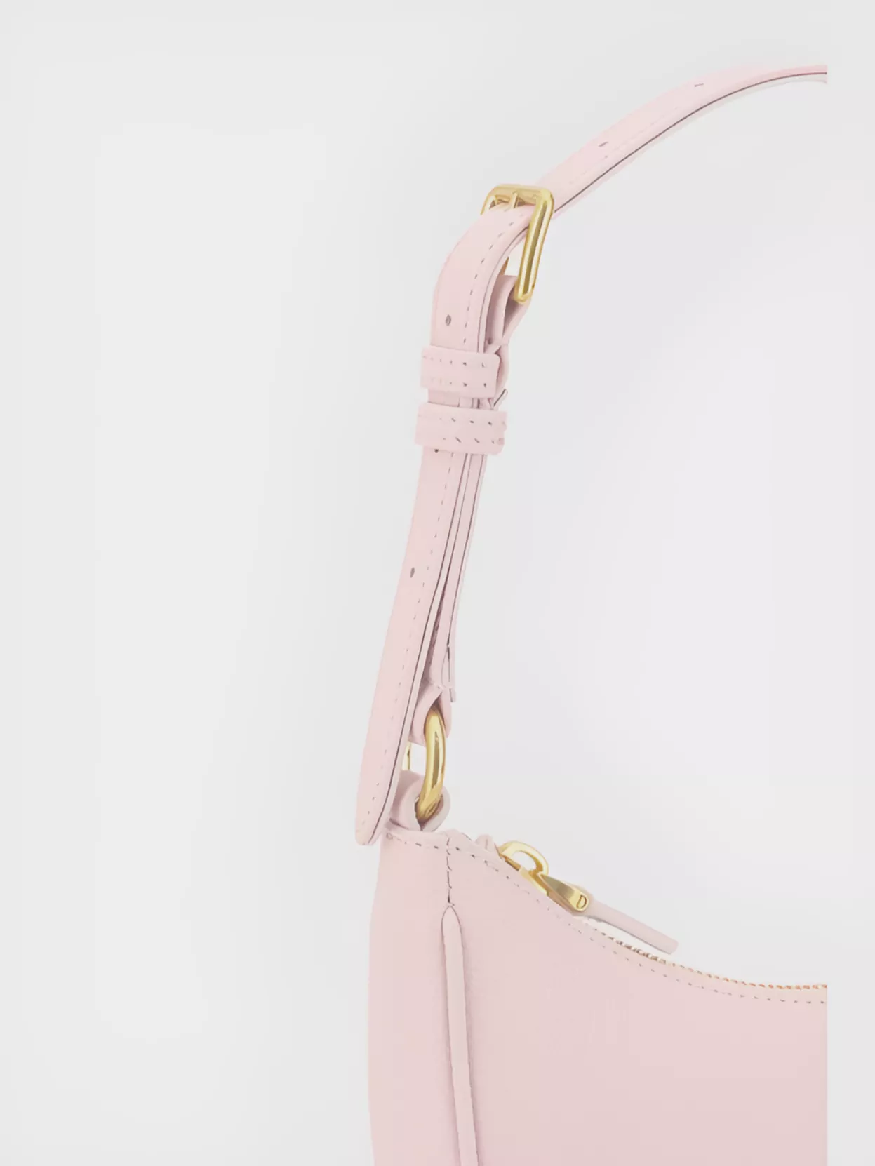 VALENTINO GARAVANI MINI VLOGO CRESCENT MOON SHOULDER BAG 
