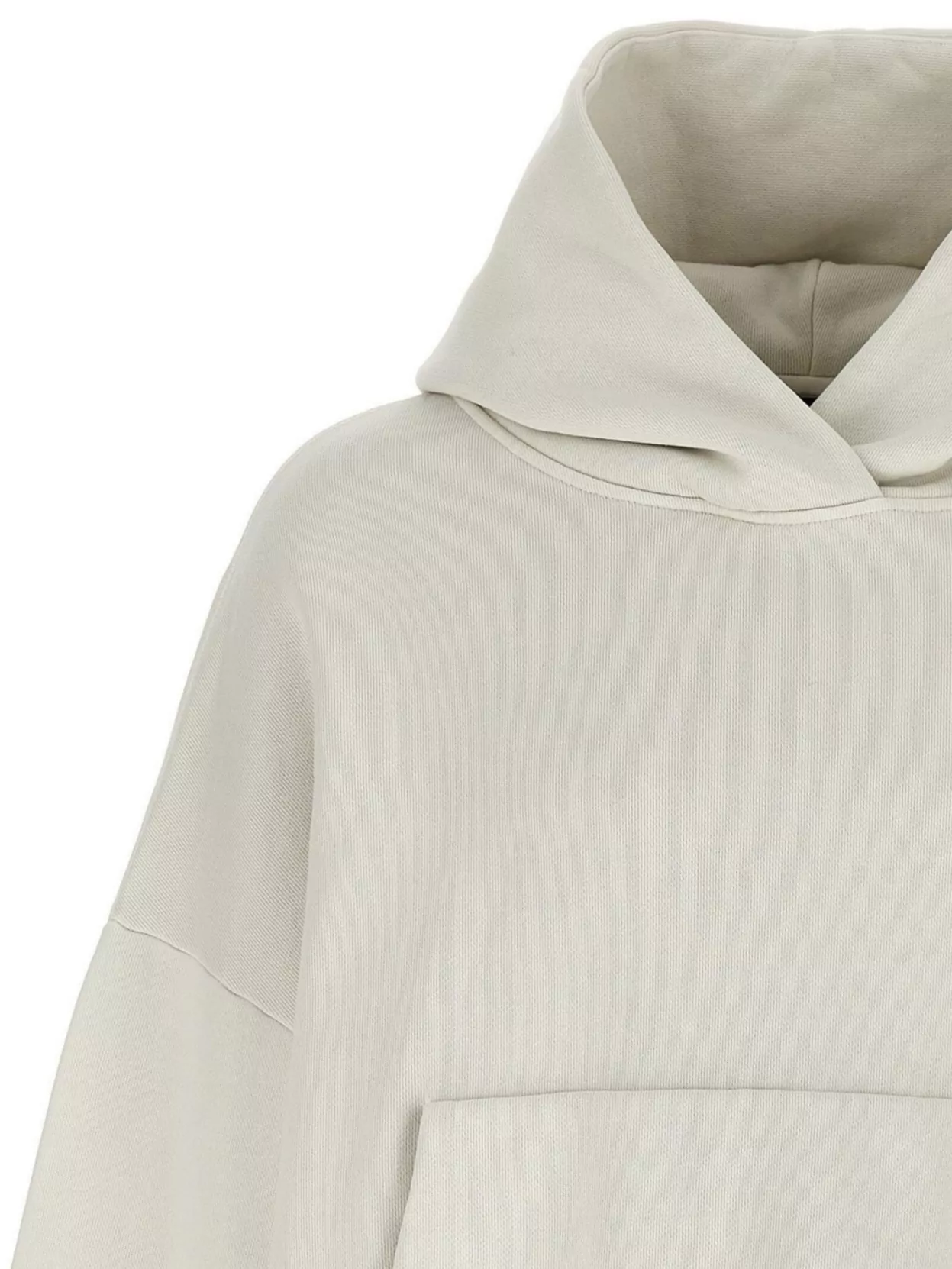 Entire Studios Hooded Cotton Sweater With Dropped Shoulders