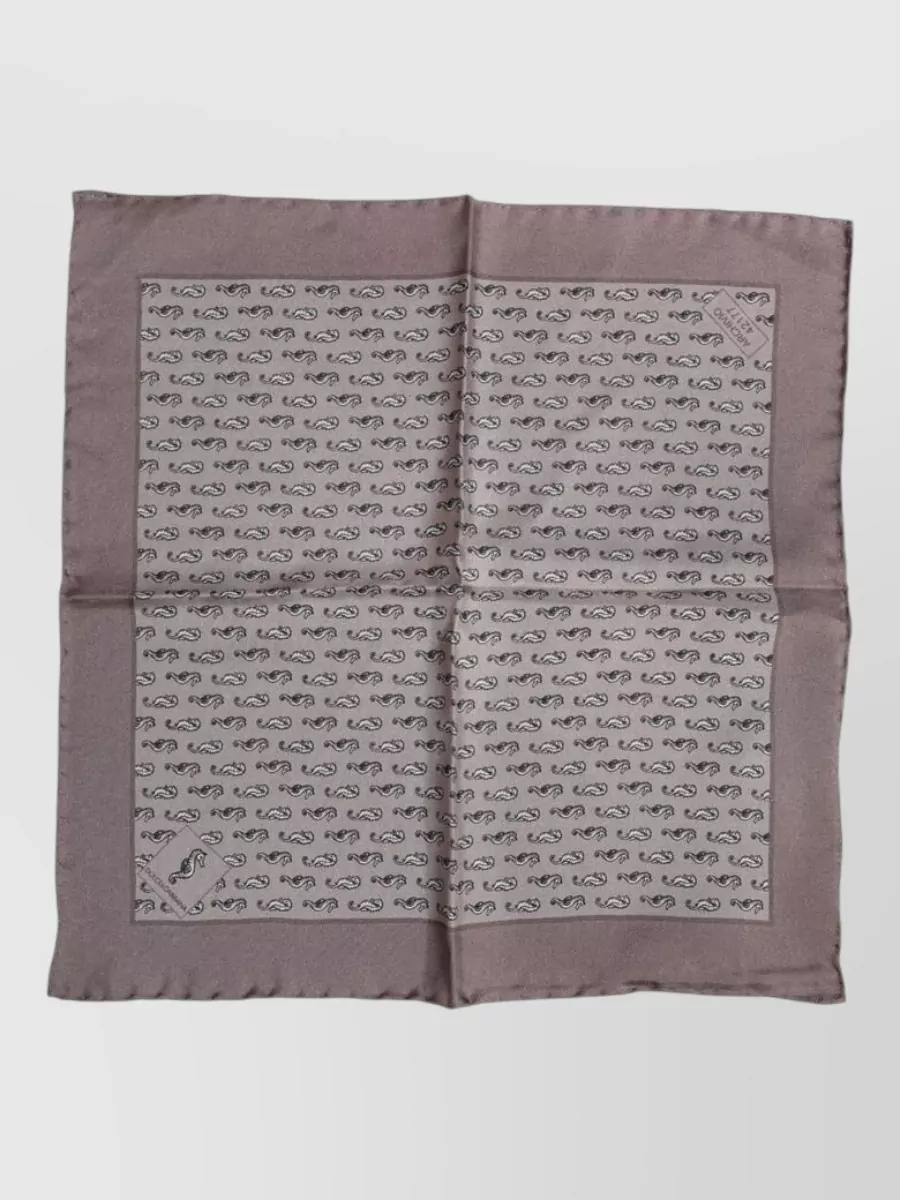 Dolce&Gabbana silk printed square scarf