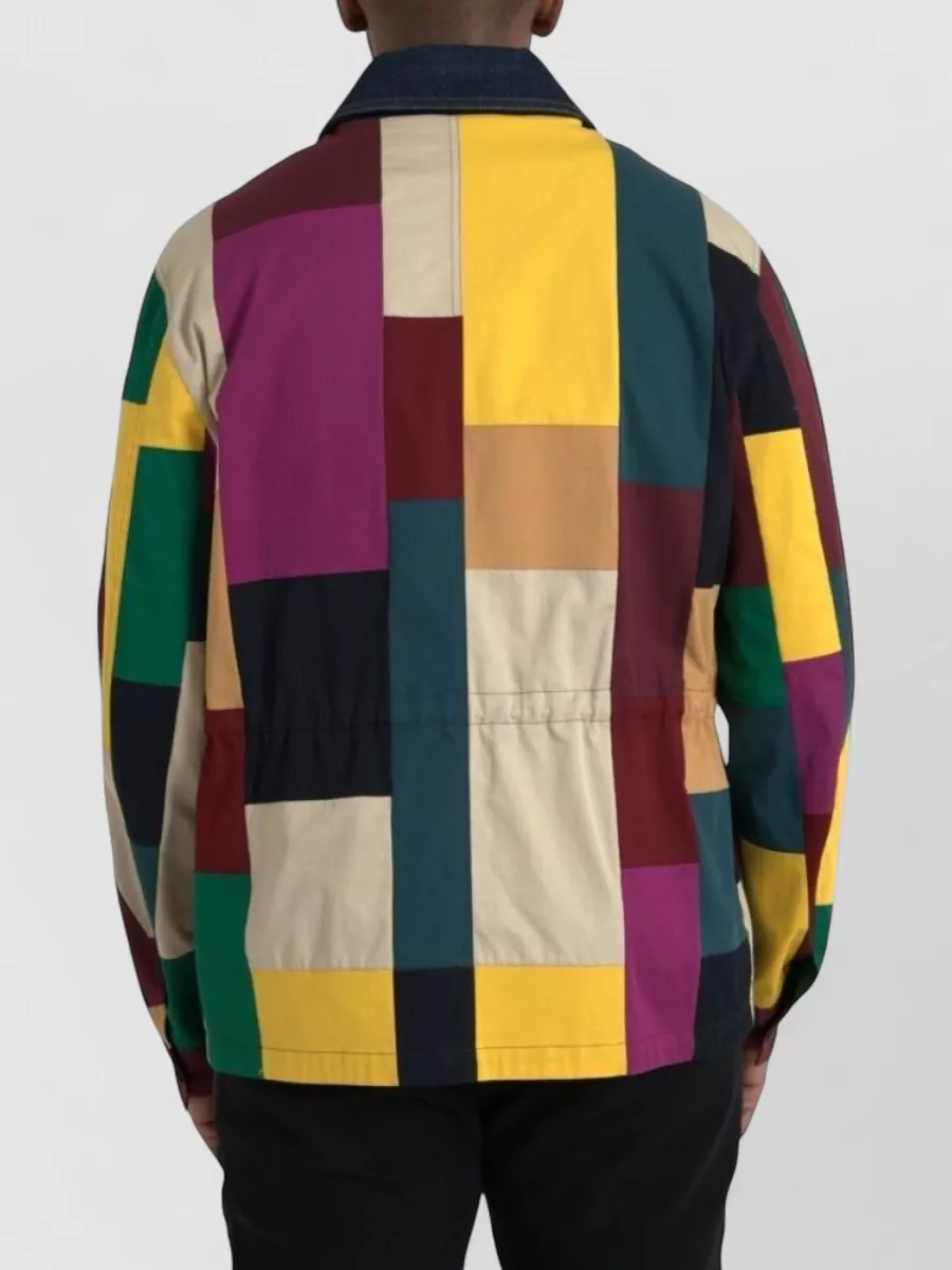 Dolce&Gabbana Cotton Patchwork Single-Breasted Coat