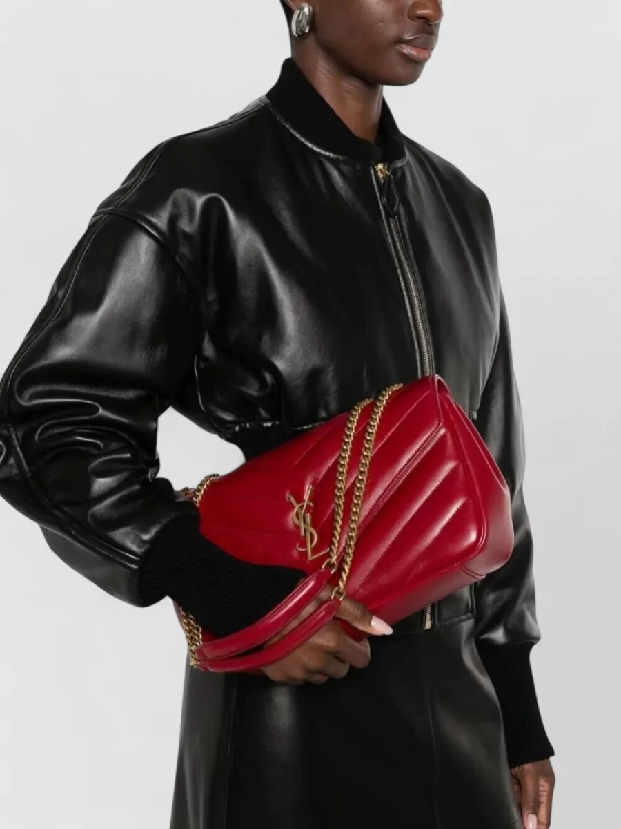 Saint Laurent Loulou Medium Leather Shoulder Bag