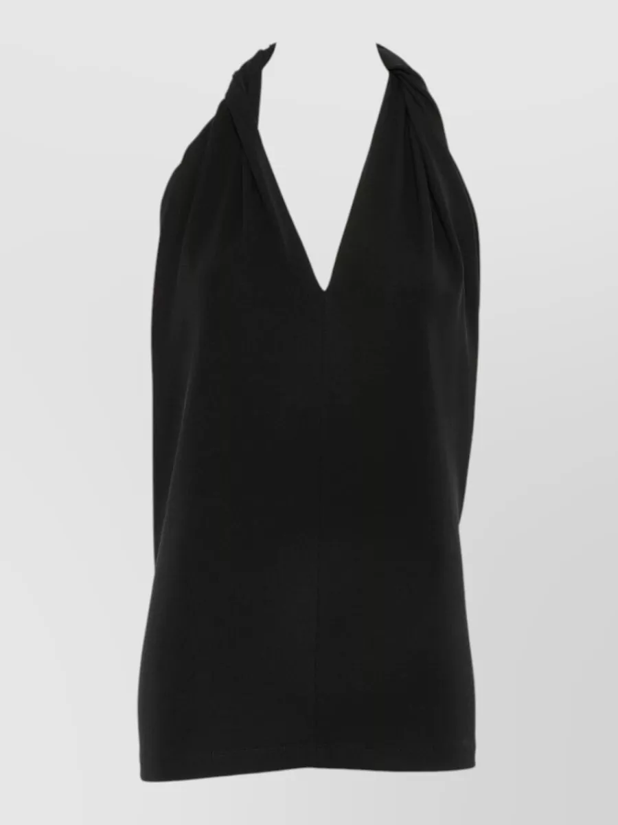 Totême jersey twisted halterneck sleeveless maxi dress