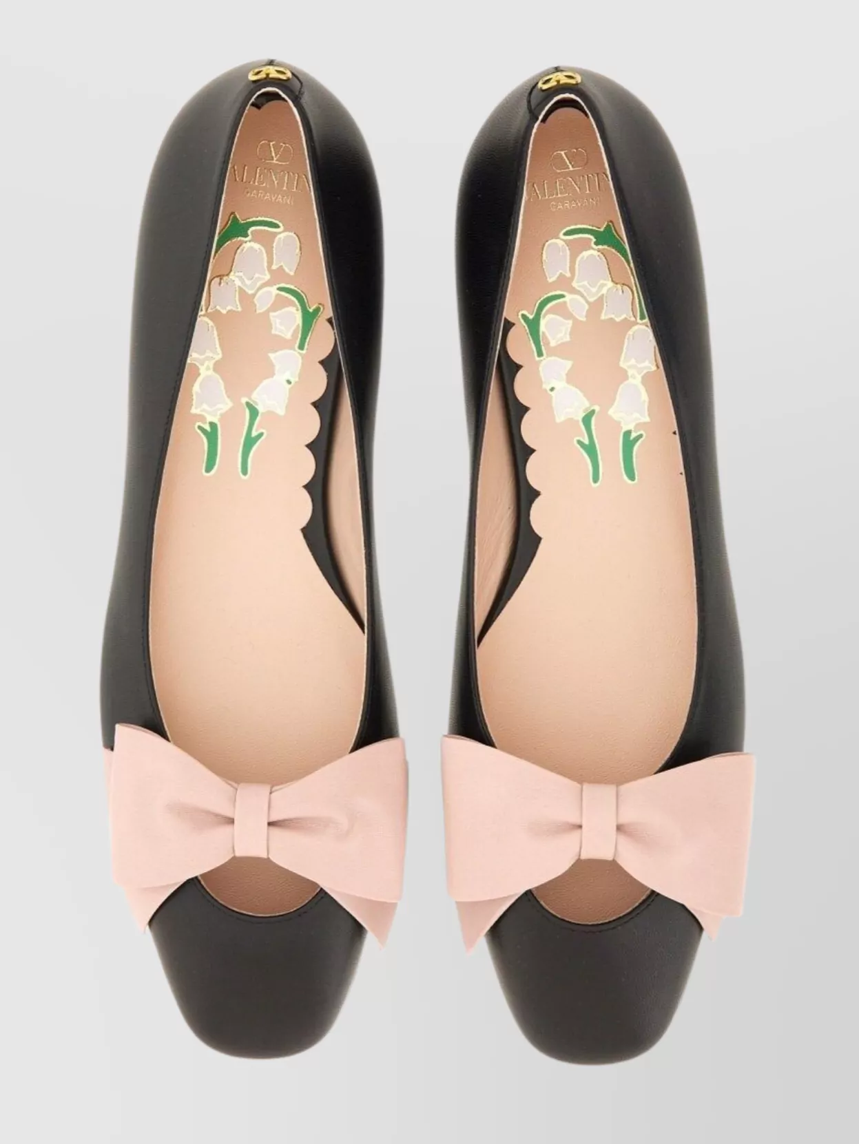Valentino Garavani Bow Detail Ballerina Shoes