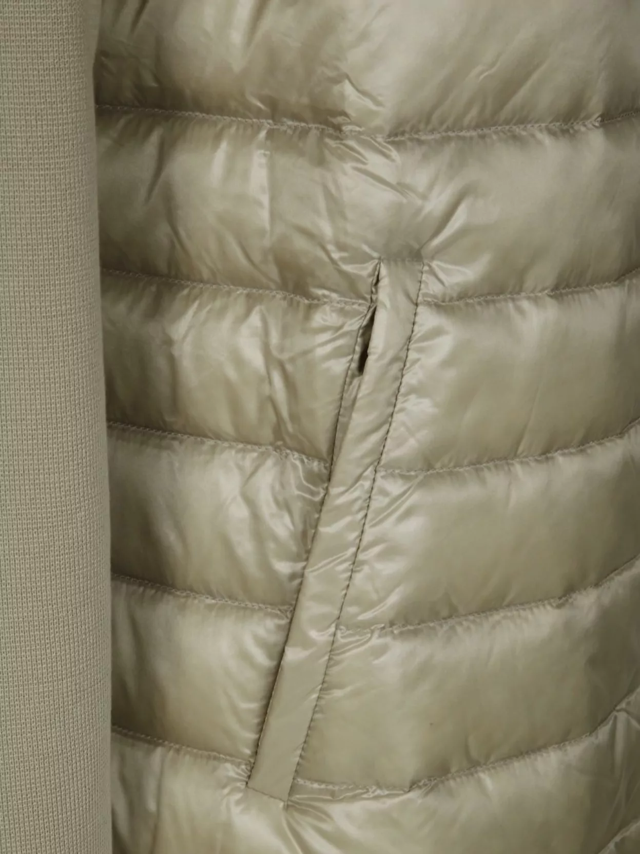 Herno 3/4 Sleeve Quilted Jacket With High Collar