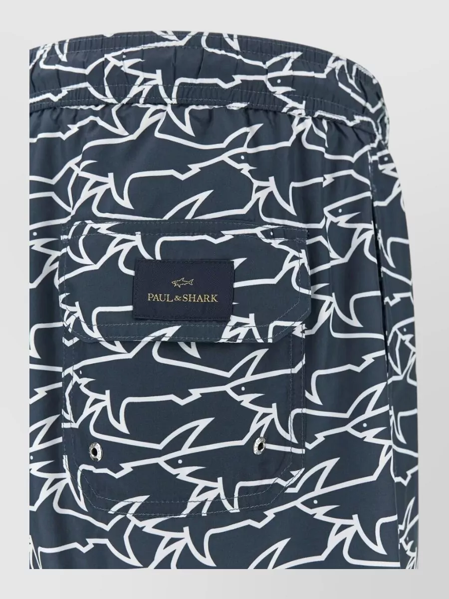 Paul & Shark Printed Swim Shorts