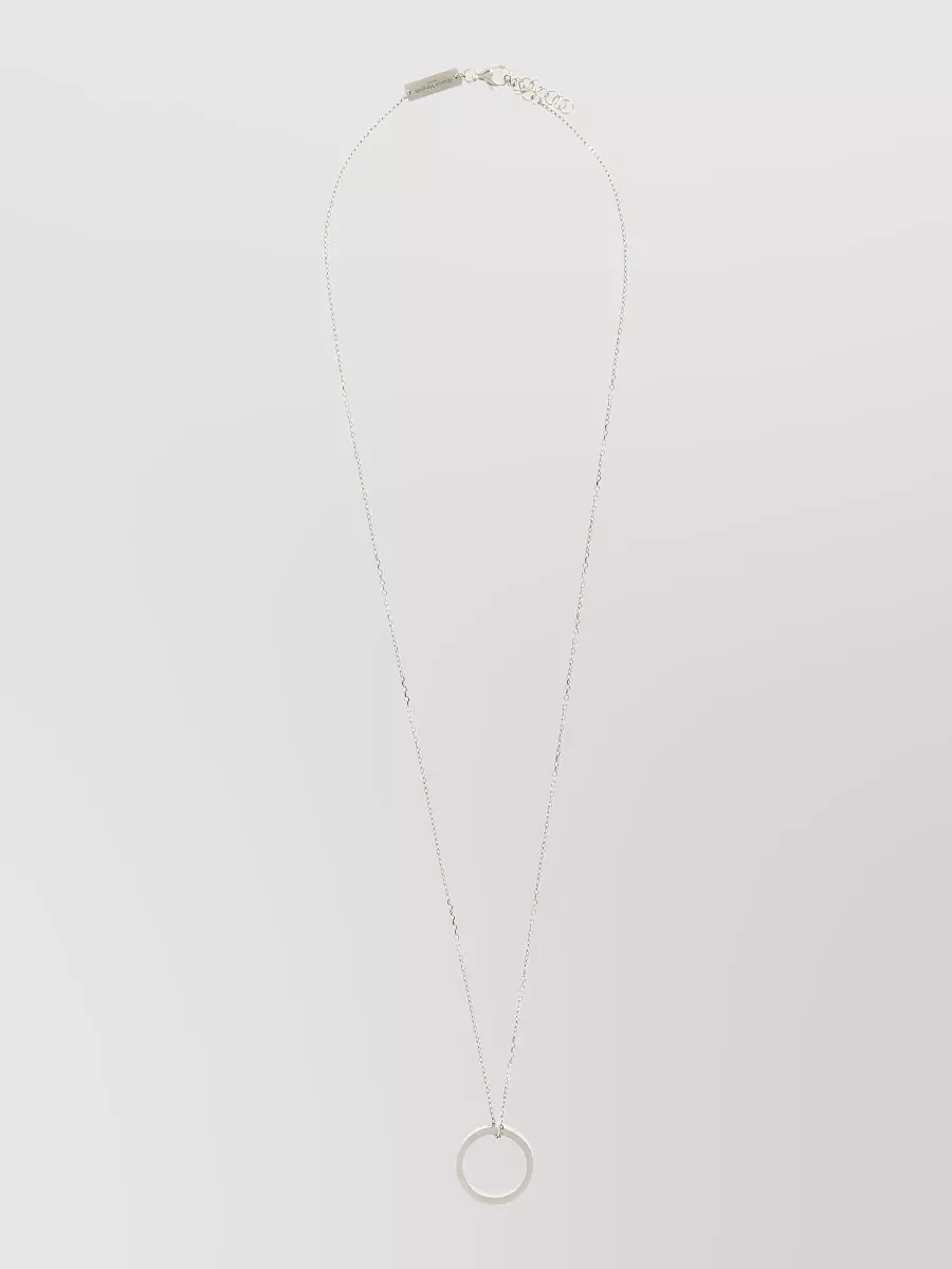 Maison Margiela silver pendant necklace