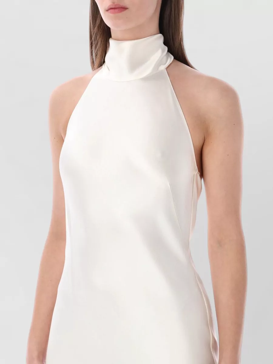 Ralph Lauren Halterneck Sleeveless Maxi Dress