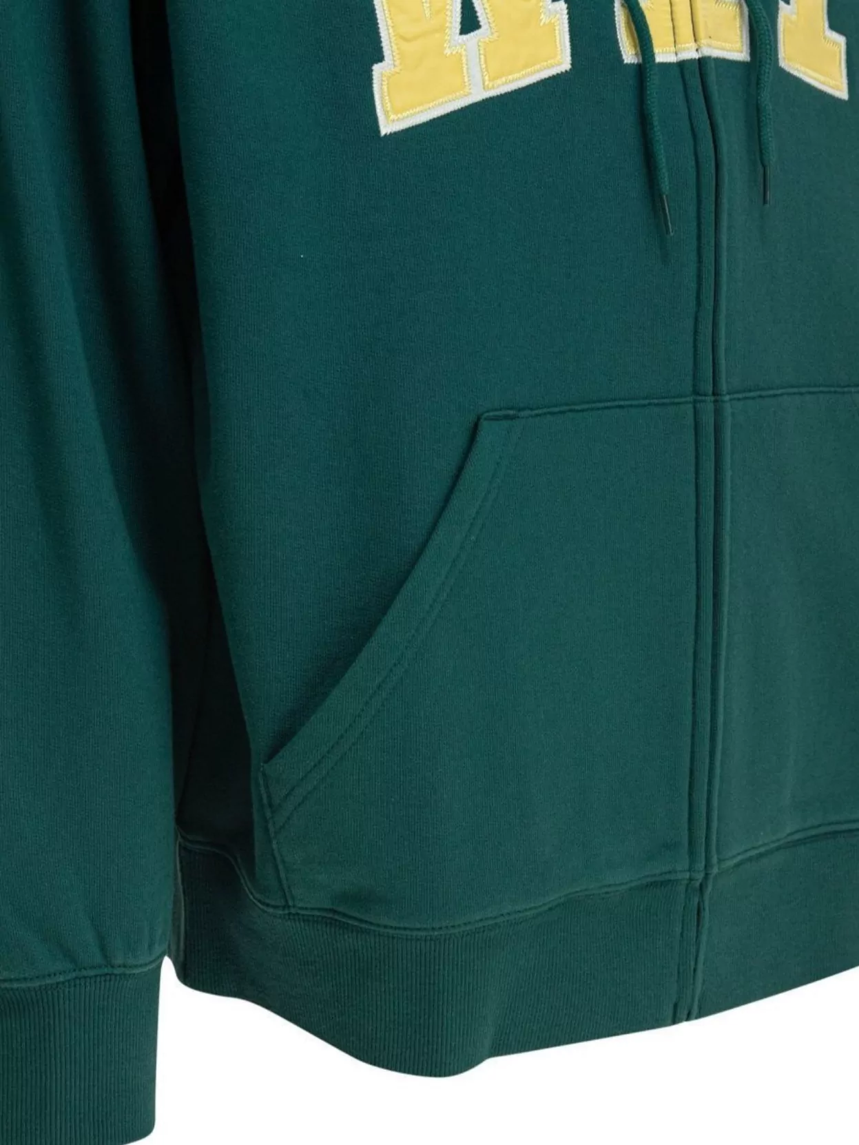 Carhartt Drawstring Hood Kangaroo Pocket Ribbed Cuffs In Green