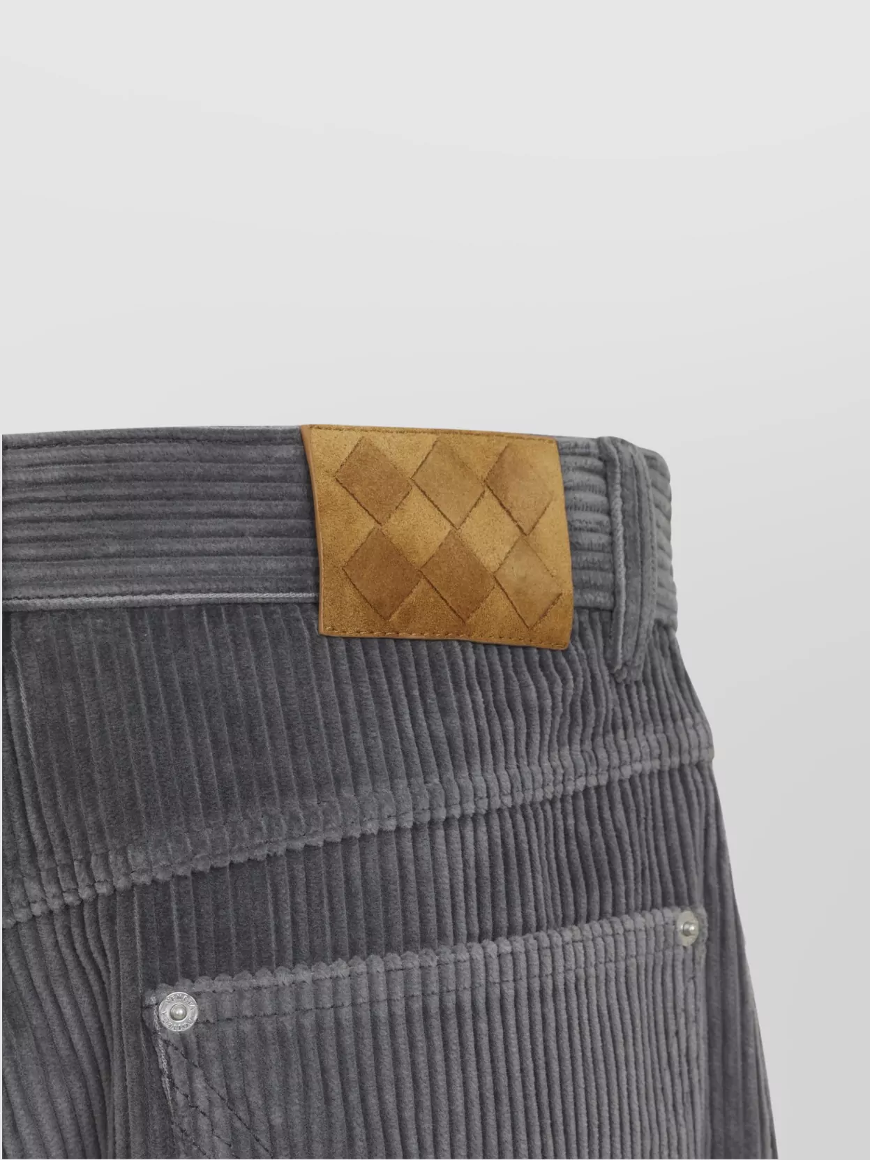 Bottega Veneta Textured Corduroy Trousers Pockets