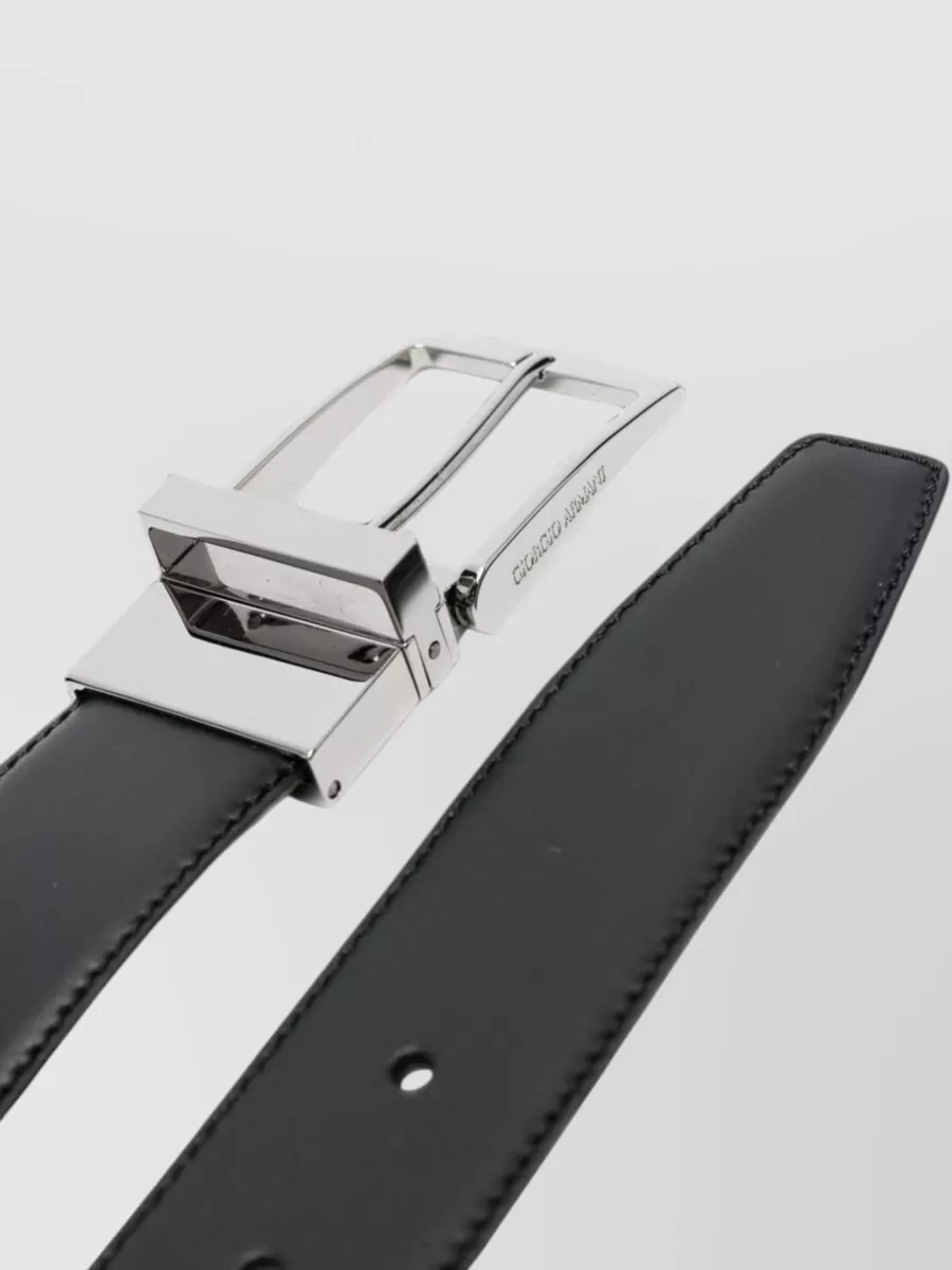 Giorgio Armani Leather Reversible Belt