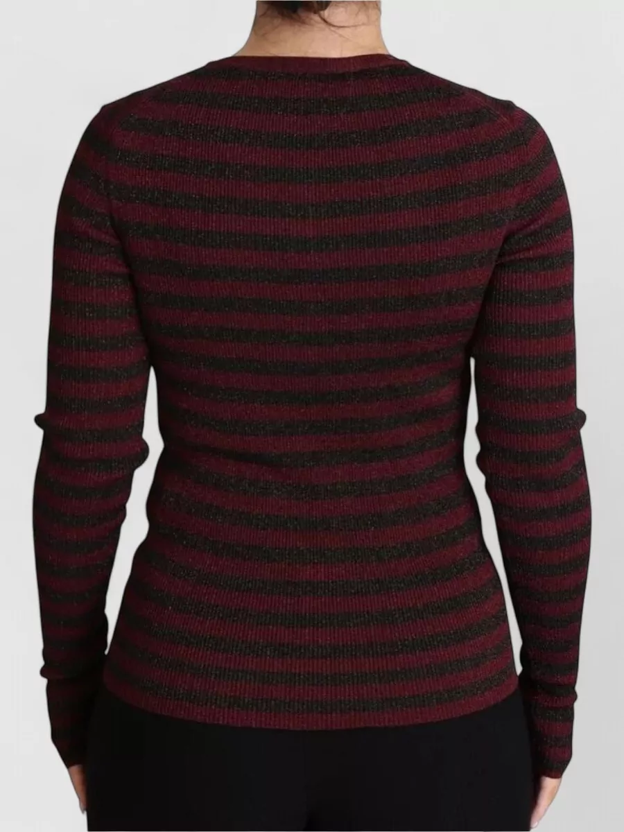 Dolce&Gabbana Striped Slim-Fit Long-Sleeve Cardigan