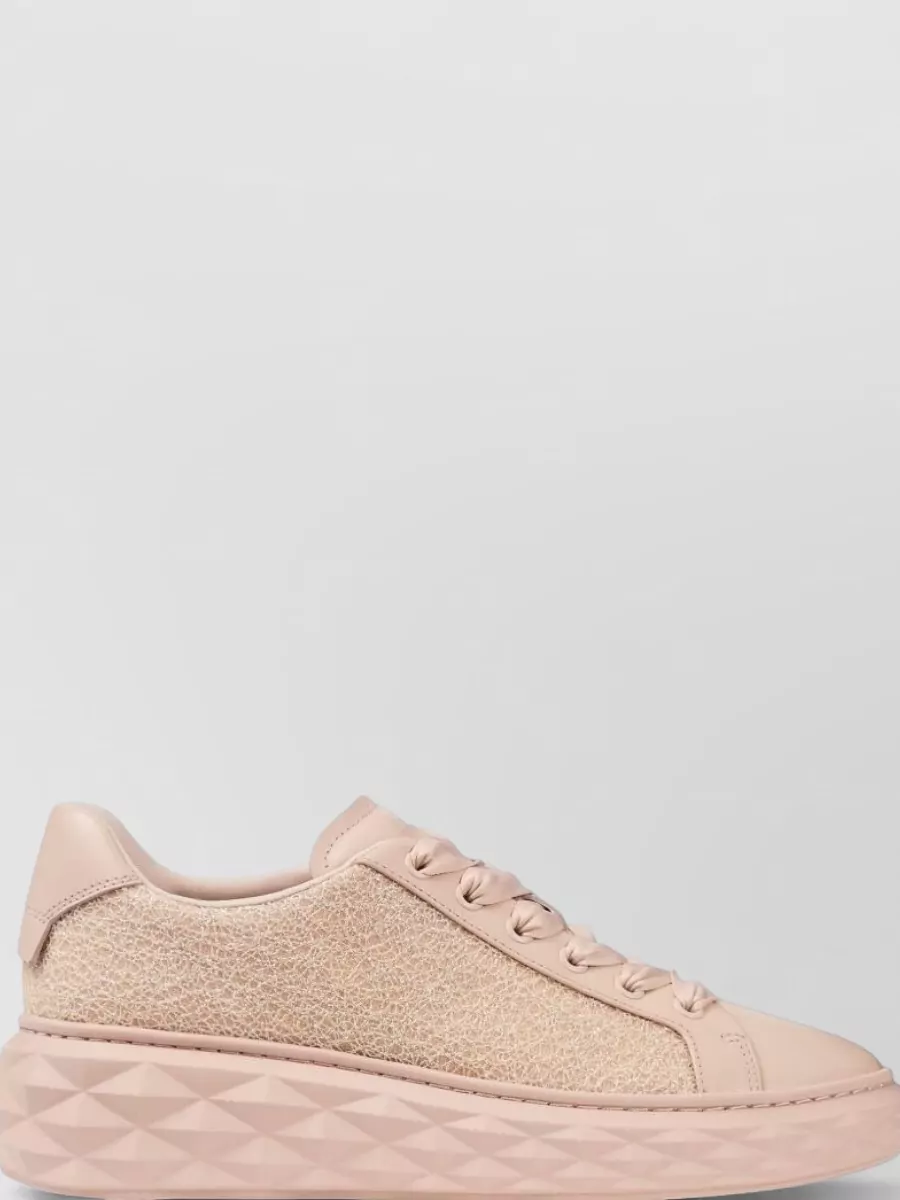 Jimmy Choo Leather Low-Top Sneakers