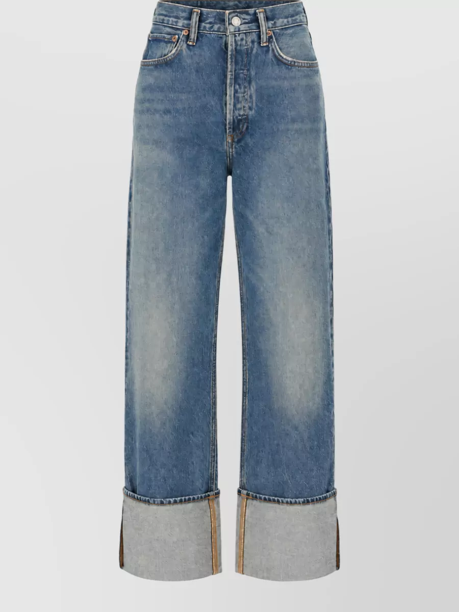 Agolde denim wide-leg jeans