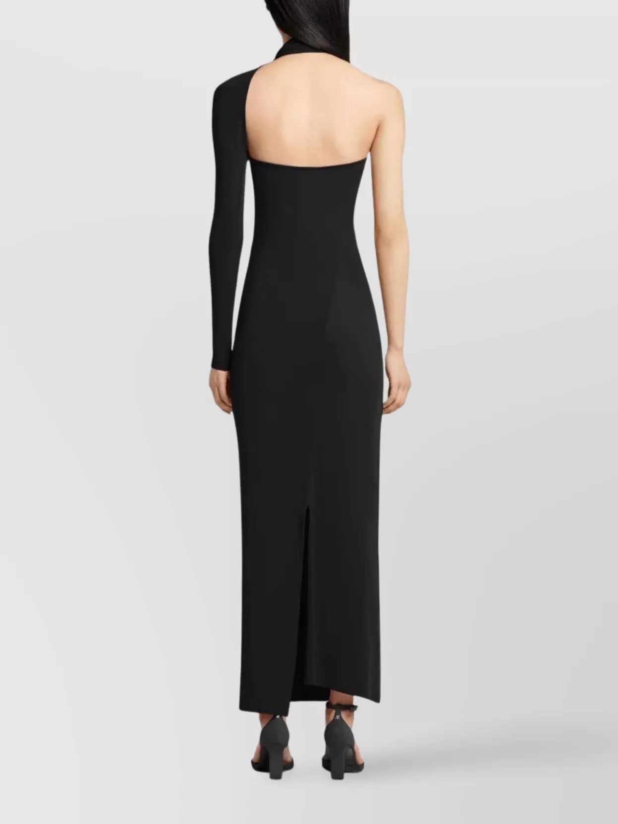 Courrèges Asymmetrical Long One Shoulder Dress