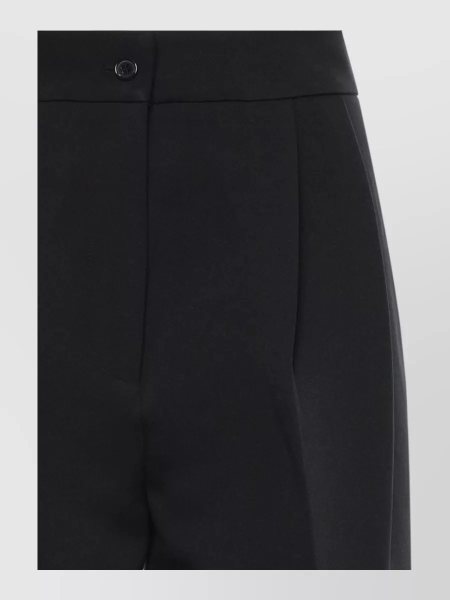 The Frankie Shop pleated wide-leg suit trousers