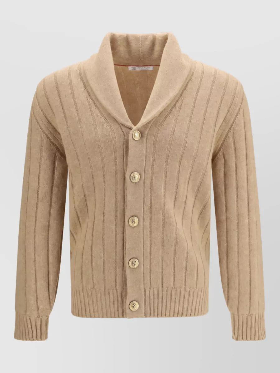 Brunello Cucinelli Ribbed cashmere cardigan