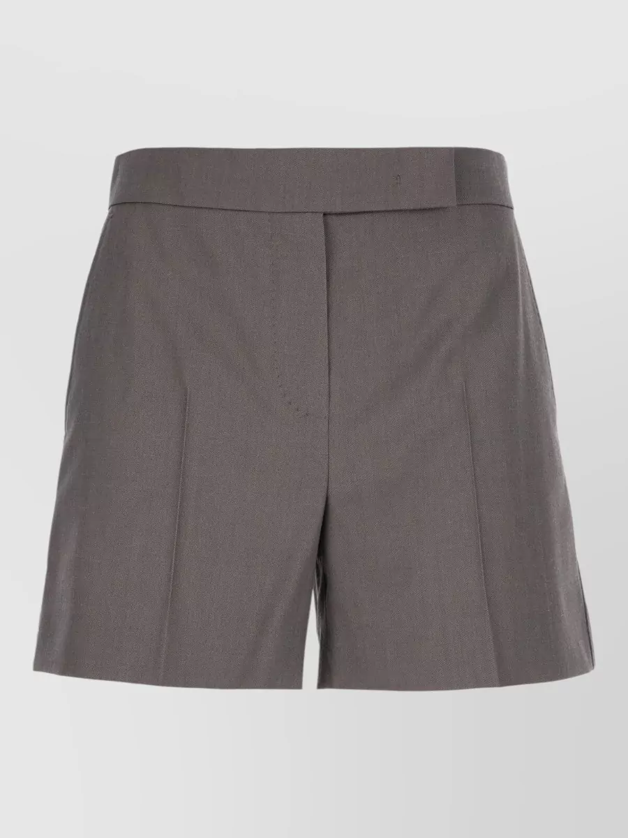 Max Mara virgin wool tailored shorts