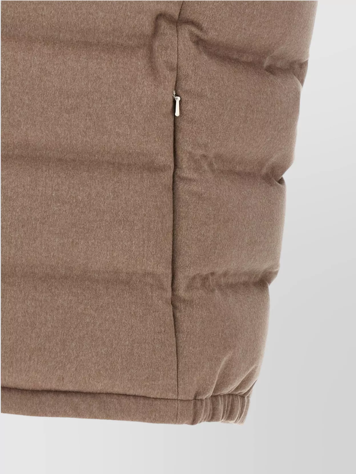 Brunello Cucinelli Wool Vest With Hood And Side Pockets