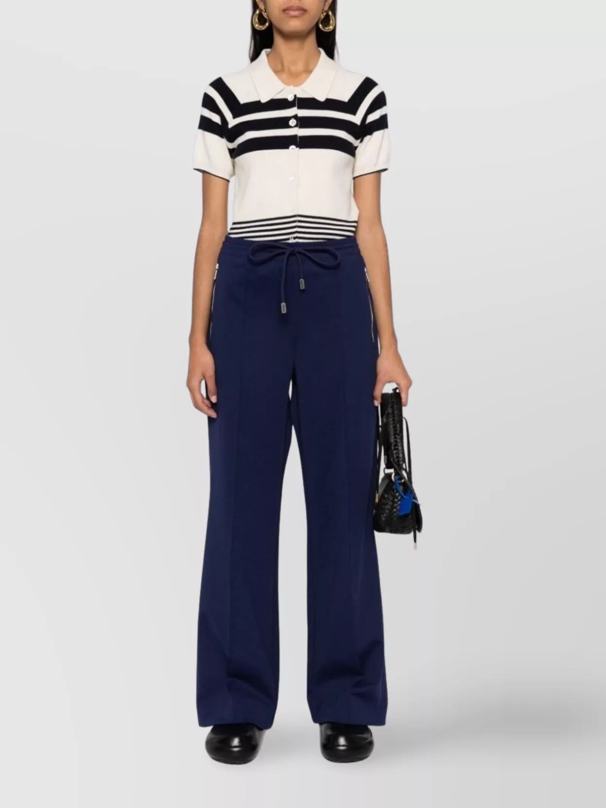 Jw Anderson Flared Track Pants Side Zips