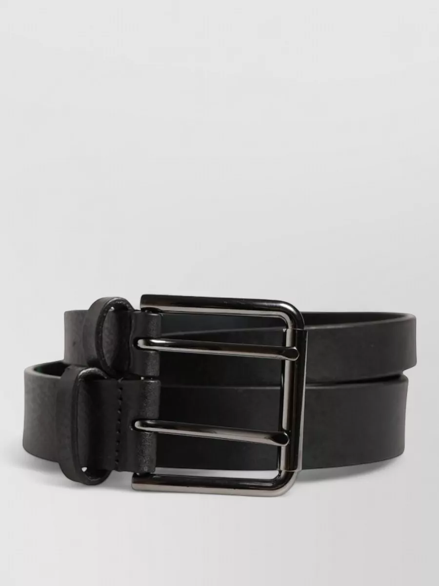 Dolce&Gabbana leather double strap belt