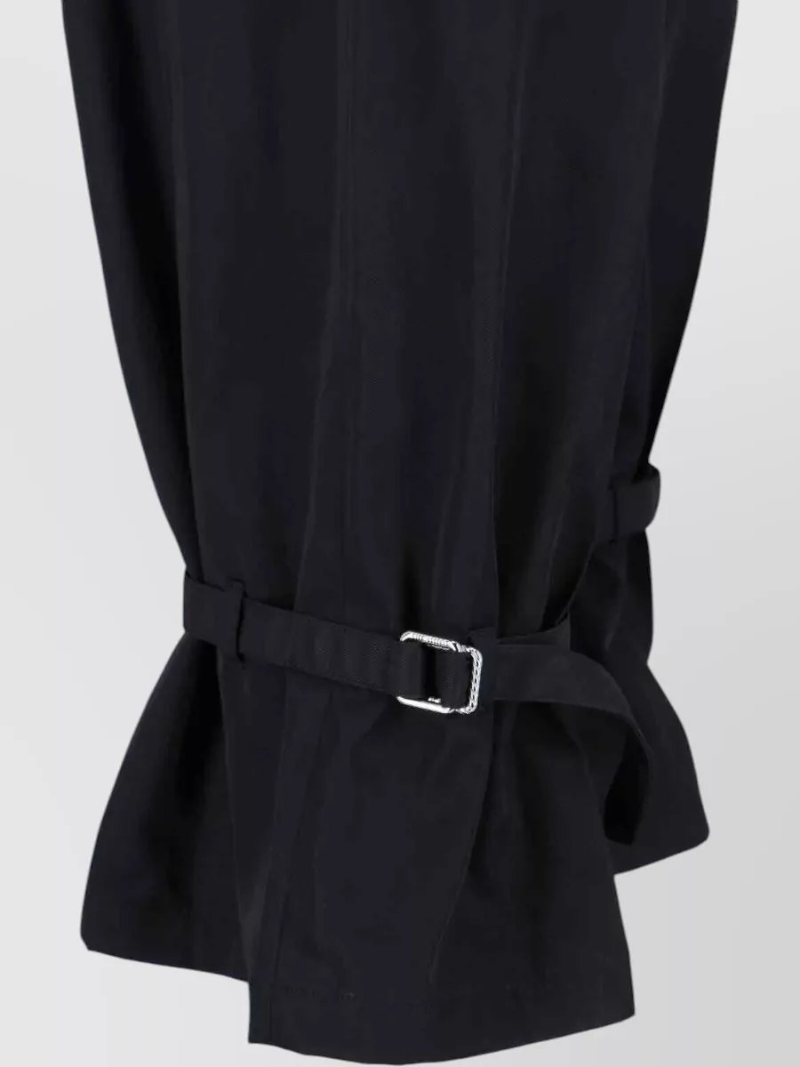 The Attico Belted Cargo Trousers Wide Leg Straps