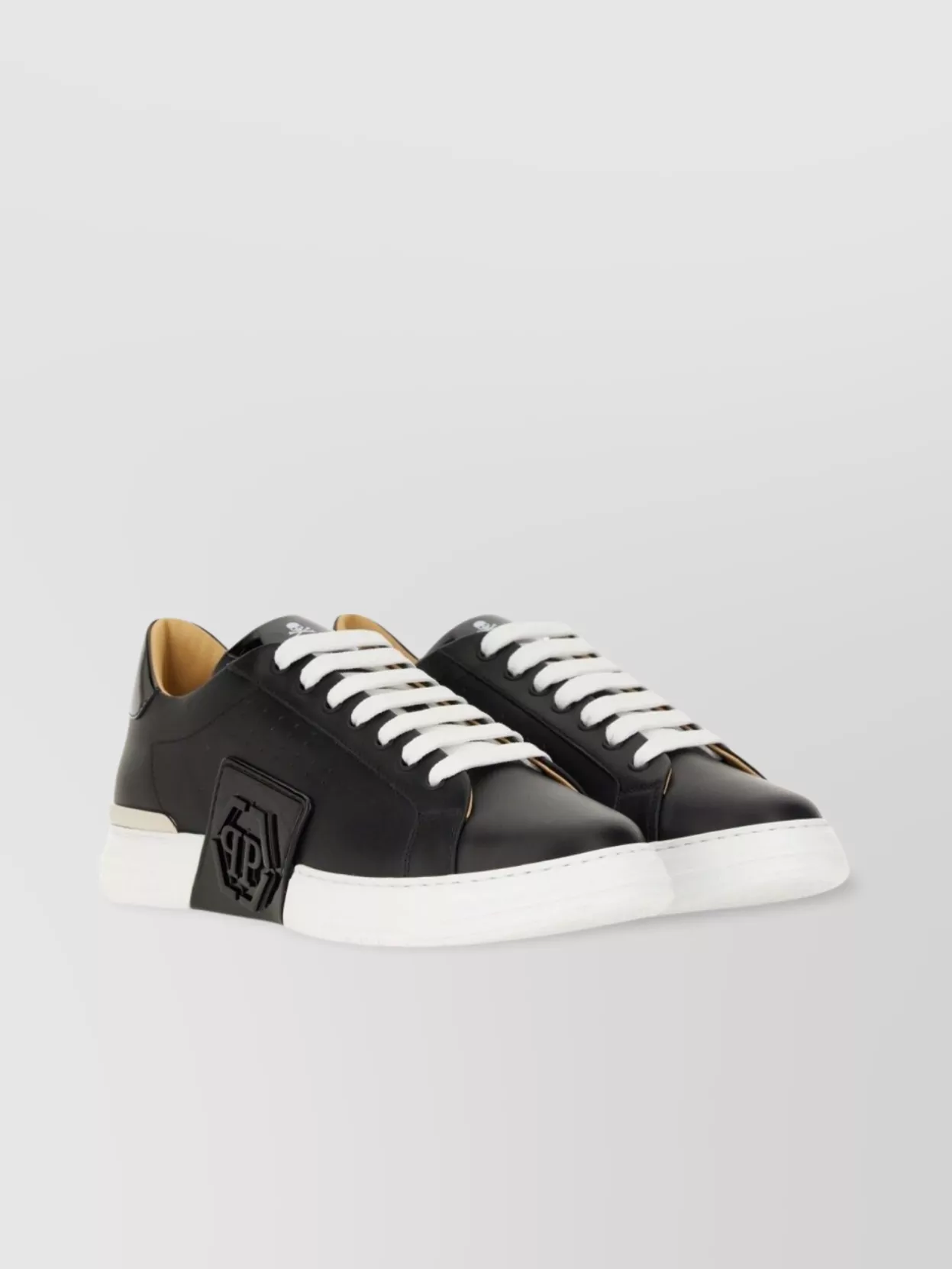 Philipp Plein Logo Embossed Sneaker Rubber Sole