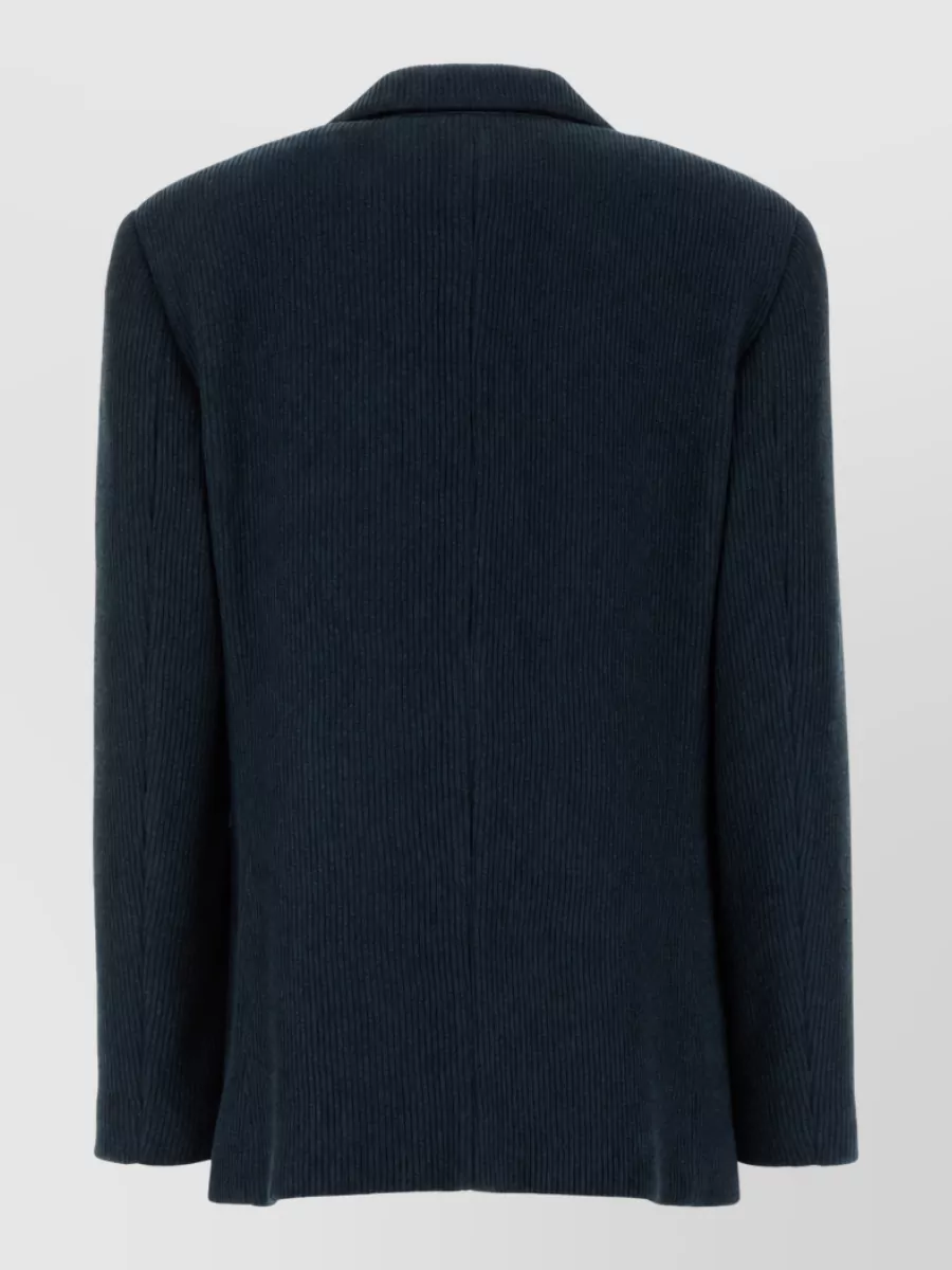 Brunello Cucinelli Knit Single Breasted Coat