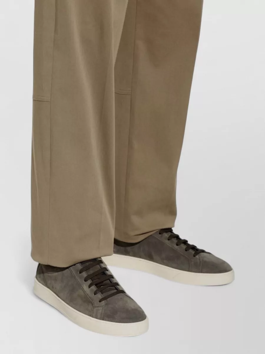 Tod's Suede Low-Top Sneakers