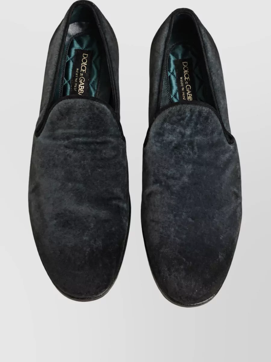 Dolce&Gabbana Suede Leather Monk Shoes