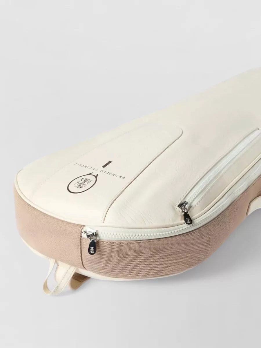 Brunello Cucinelli Leather Tennis Racket Shoulder Case