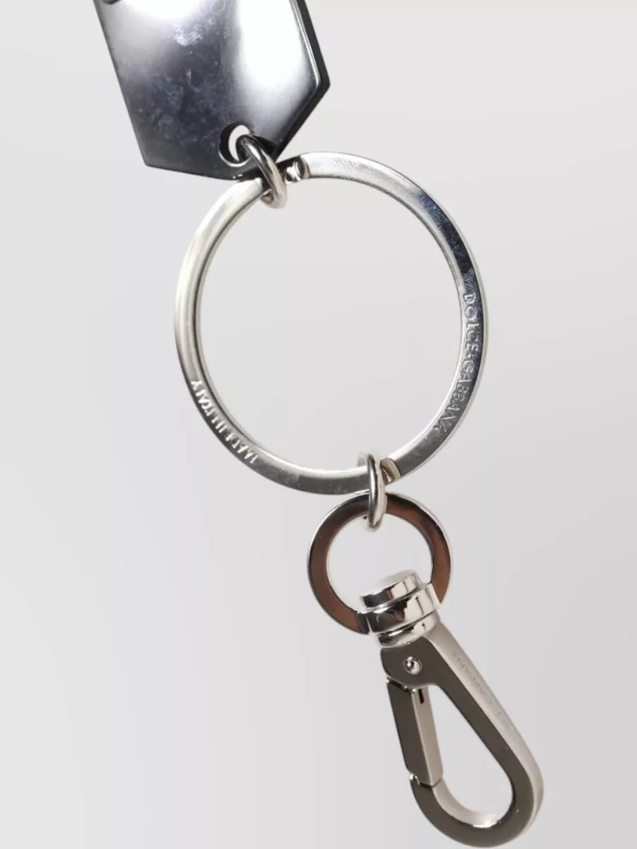 Dolce&Gabbana Logo Plaque Keyring